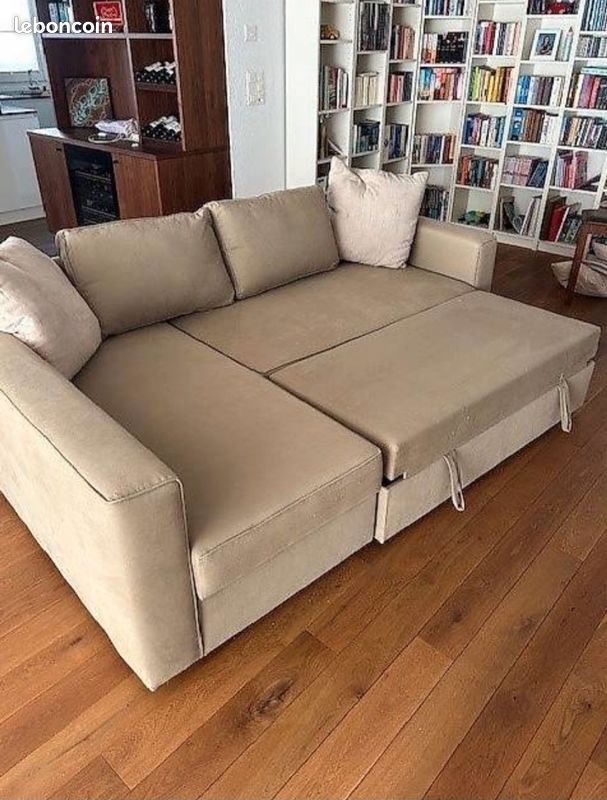 Canapé d'angle convertible avec coffre de rangement possibilité livraison ✅️ 🚛 (image 2)