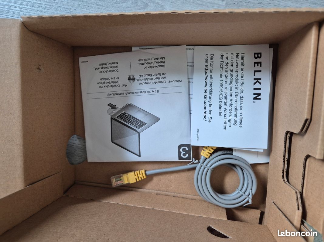 Routeur N sans fil Belkin N300 300 Mbps 4 ports 10/100 F9K1002v1 | eBay