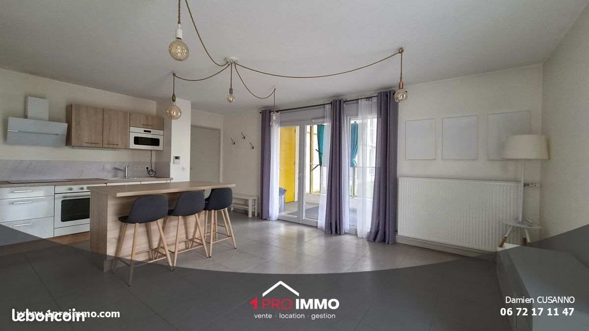 Appartement 2 pièces 46 m² · à Grenoble · 46 m² · 128 000 €