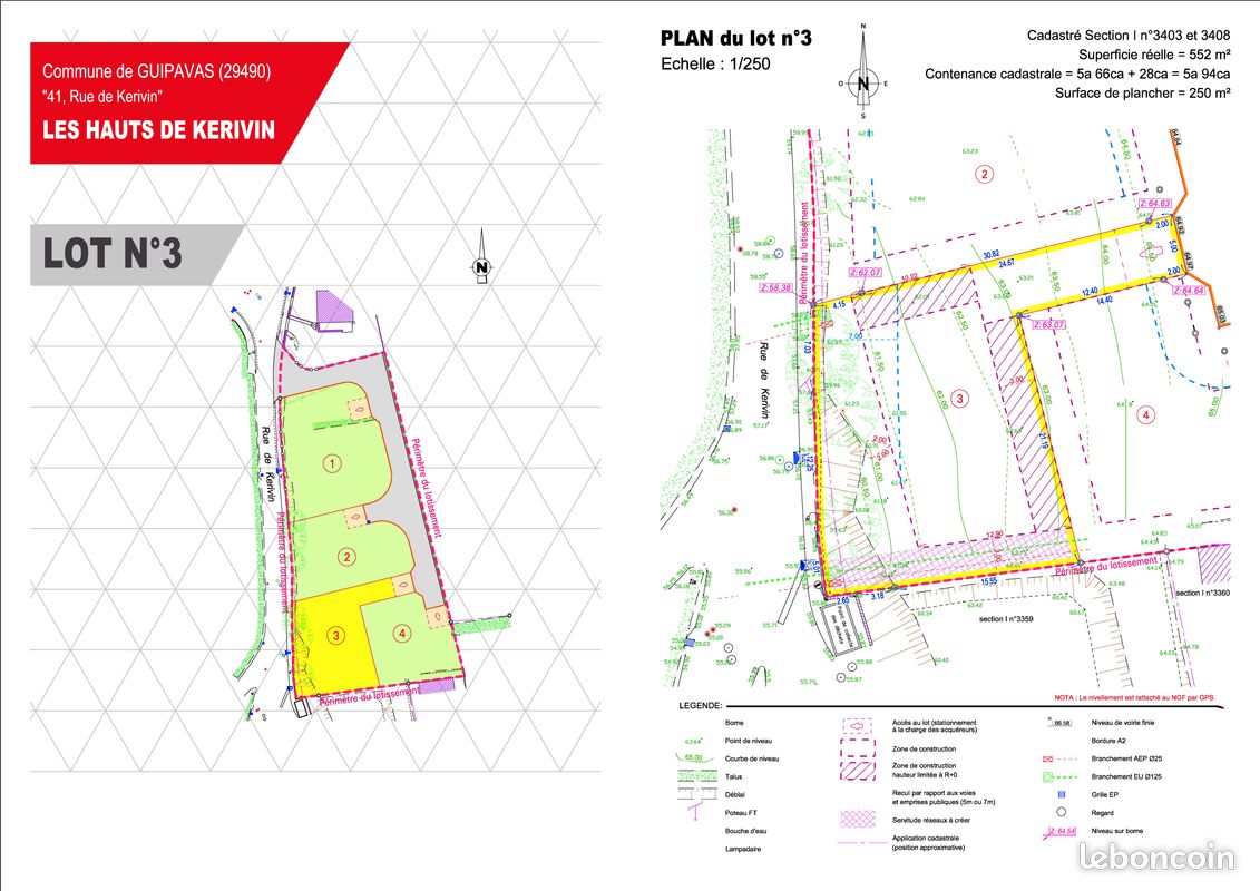 Terrain viabilisé Guipavas · 92 000 €