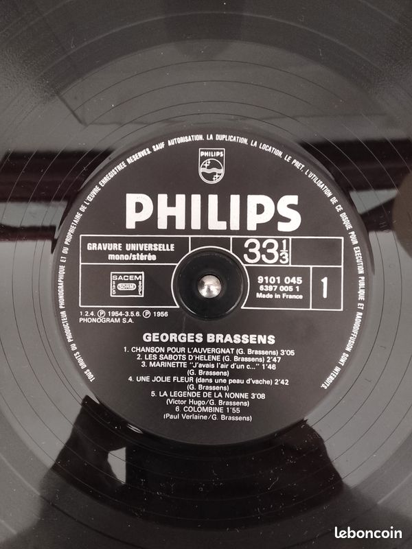 Vinyle Georges Brassens (image 5)