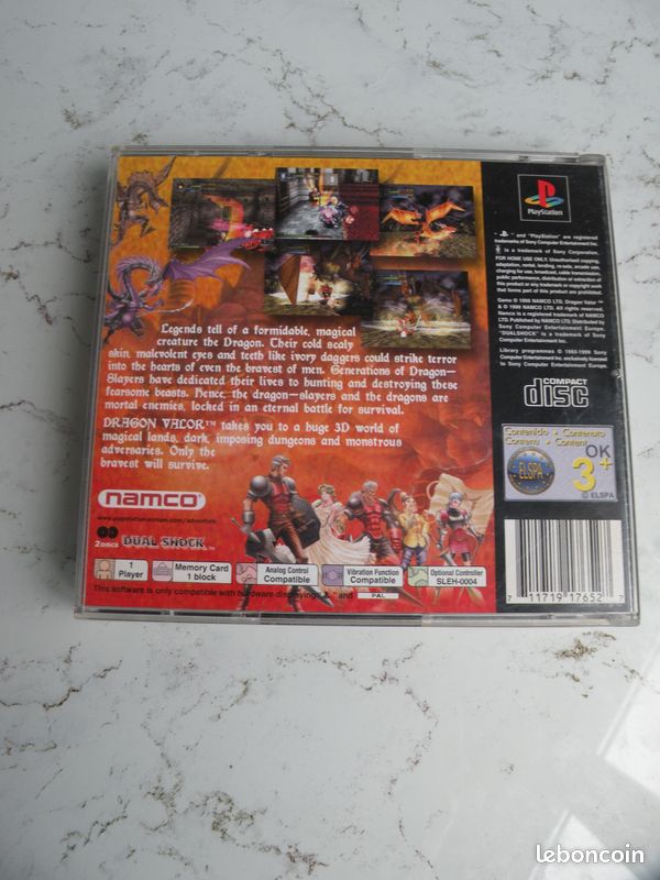 Jeu PS1 Dragon Valor (image 3)
