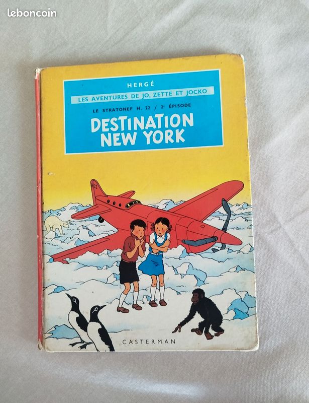 BD Hergé : Jo, Zette et Jocko - Destination New York (image 1)