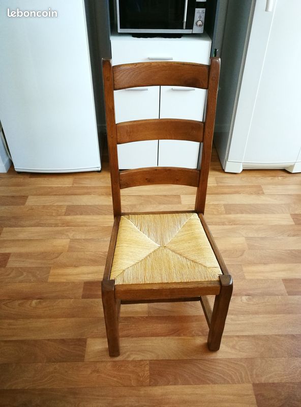 Chaises en bois chêne massif (image 1)