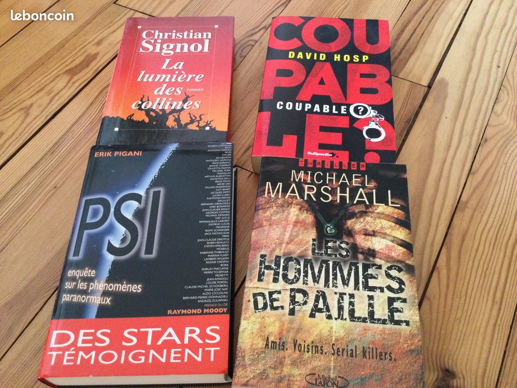 Lot livres thriller suspense roman (image 1)
