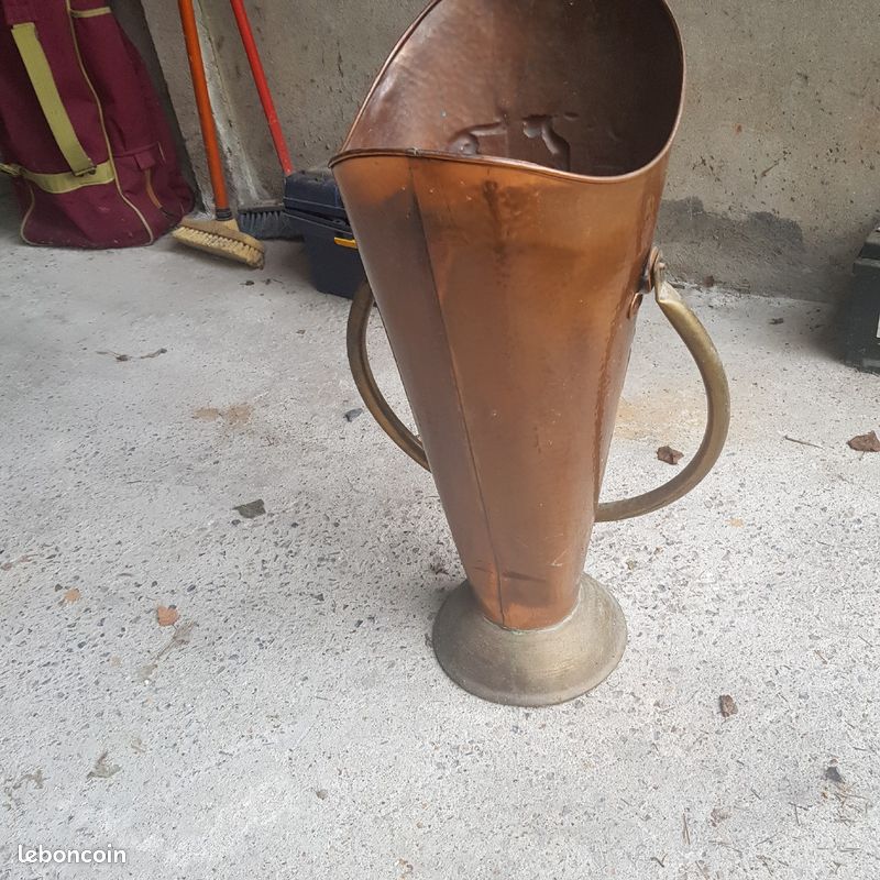 Vends porte parapluie cuivre et laiton (image 2)
