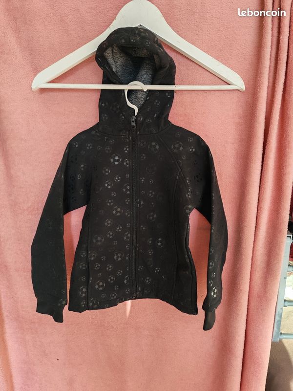 Veste noir enfant 5 ans (image 1)