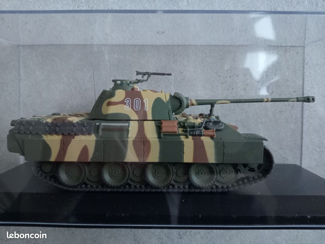 Miniature ODEON 1/43 - Char Panther G 301 - Bataille Des Ardennes 1944 - Belgique