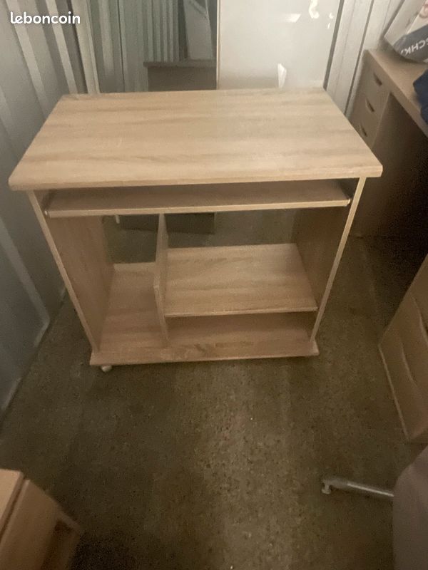 Petit bureau pratique + chevet de chambre (image 3)