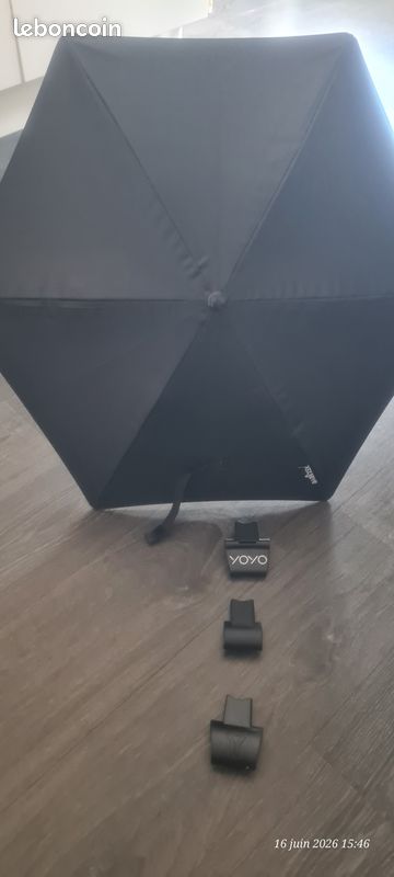 Ombrelle parasol babyzen yoyo noire neuve stokke (image 3)