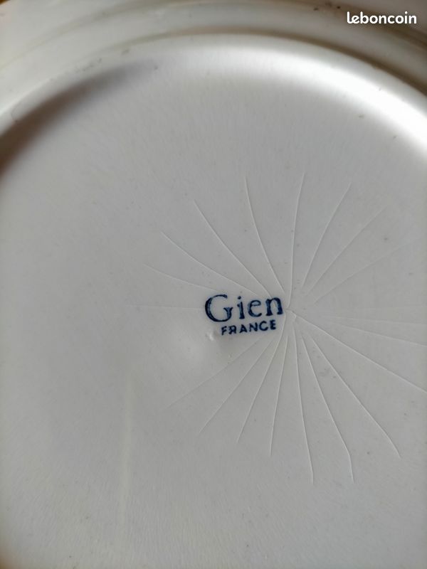 ASSIETTE DE DÉCORATION GIEN authentique (image 4)