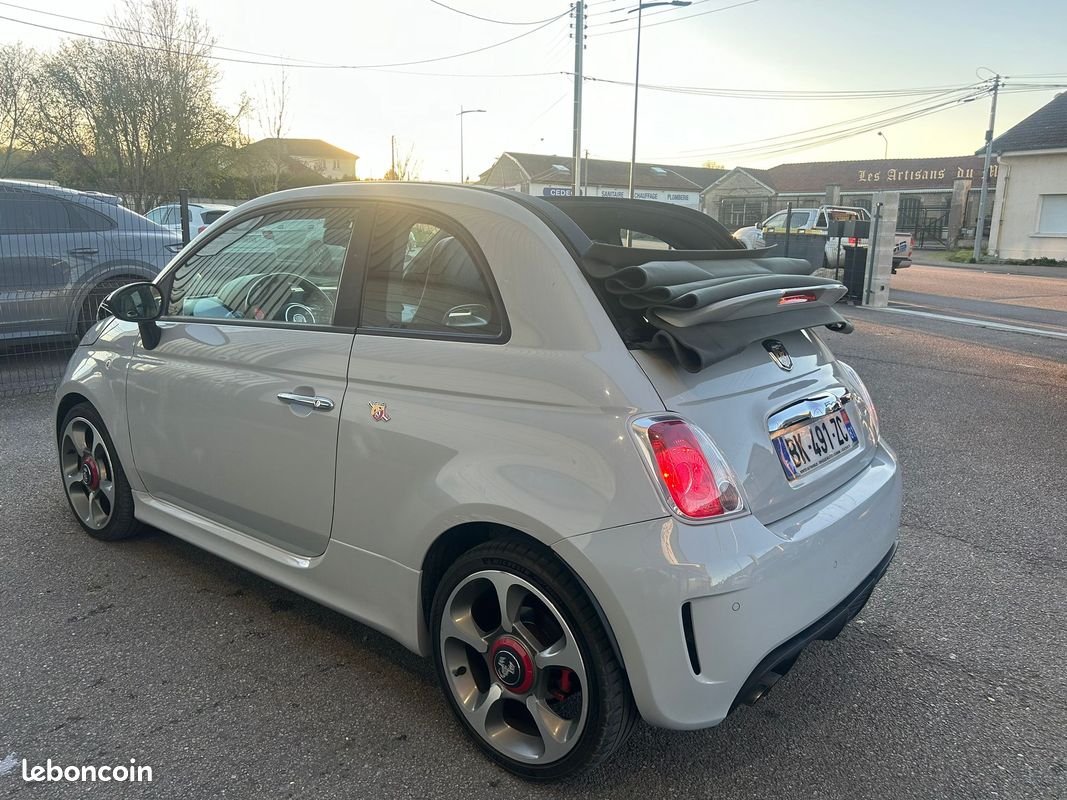 Abarth 500 Cabriolet boite automatique 140 cv 03/2011 125000 kms ct ok garantie 12 mois (image 3)