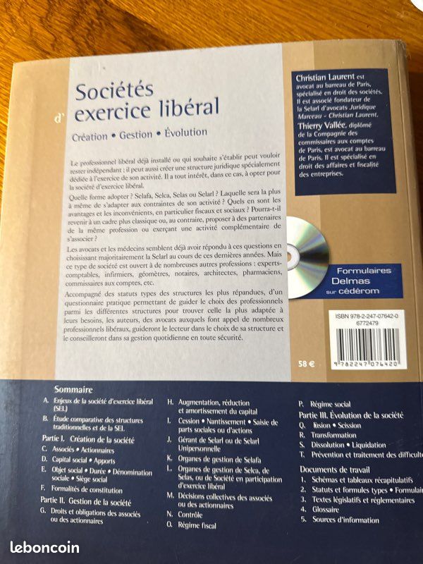Livre societes d’exercice liberal (image 2)