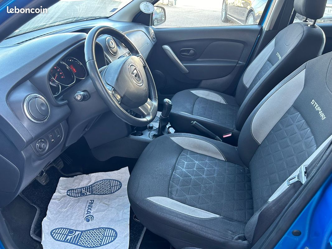 Dacia sandero stepway tce 90cv gps clim 128000 kms ct ok garantie 12 mois (image 9)
