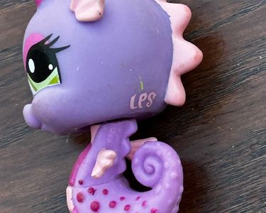 Figurine Littlest Pet Shop - Hippocampe N°1314 - Hasbro - Édition Spéciale Animaux Marins (Occasion)
