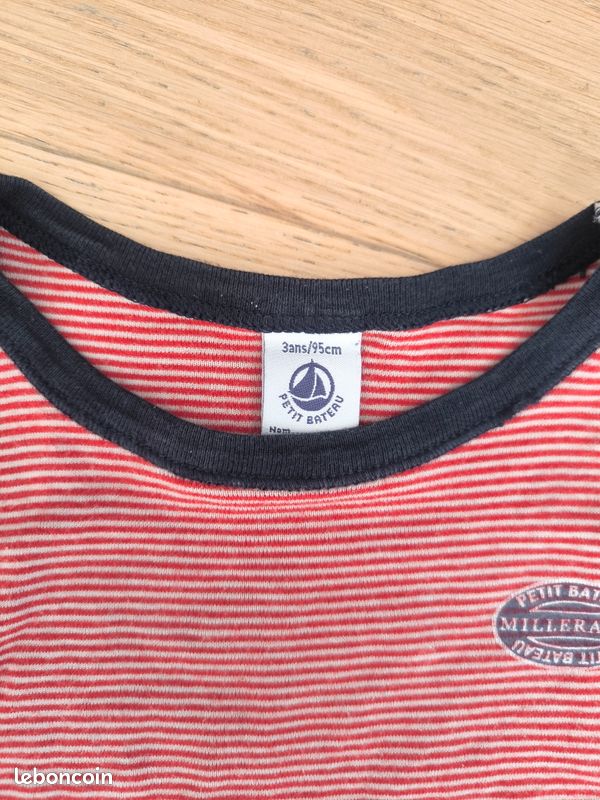 Lot 2 pijamas petit Bateau coton 3ans (image 3)