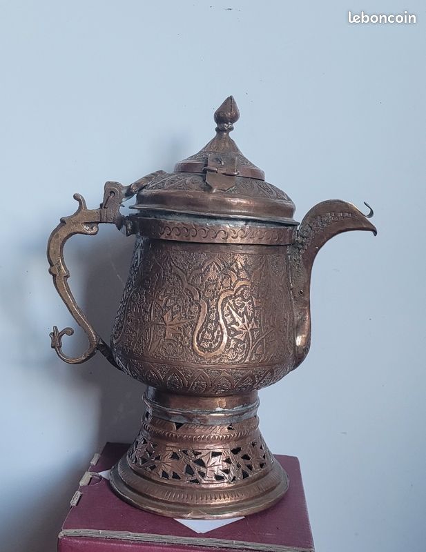 Ancienne Samovar du cachemire en cuivre (image 1)