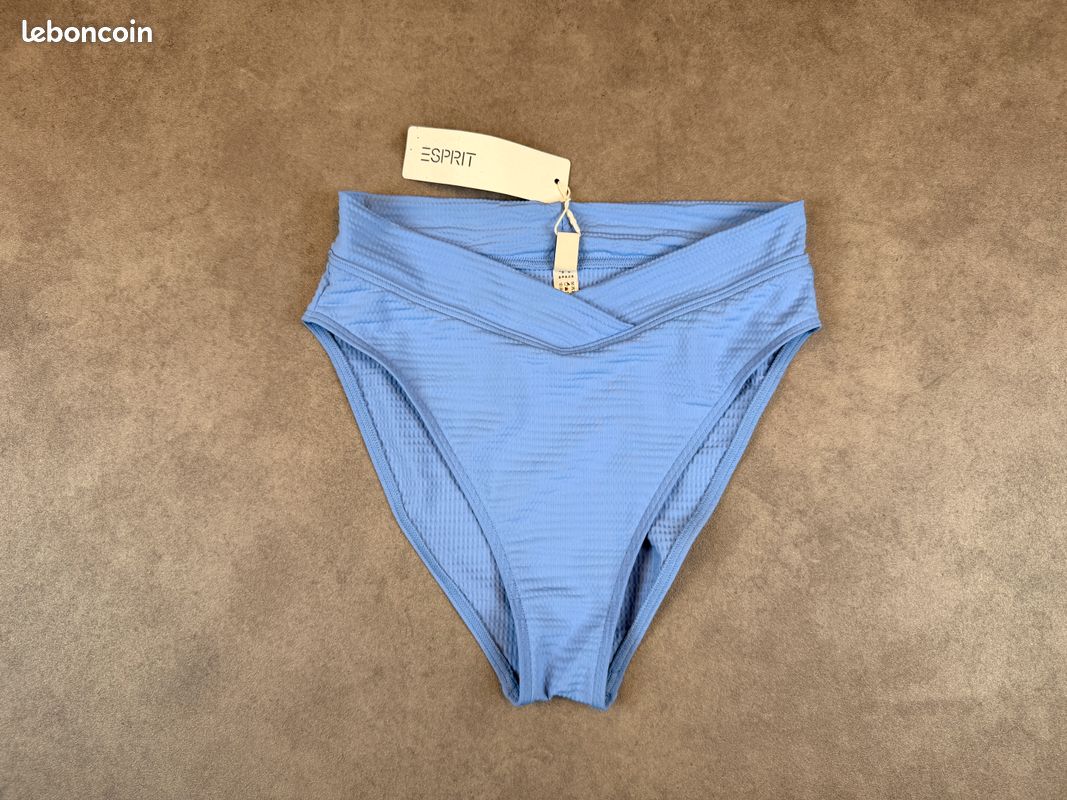 Bas de maillot de bain Esprit femme bleu taille 40 / M neuf avec étiquette (image 1)