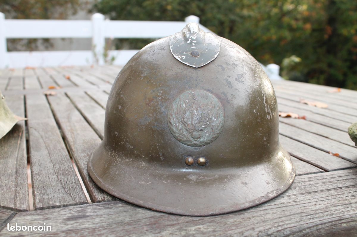 Casque Adrian ML 26 WW2 Pour Enfant - Défense Passive - Occasion - Pièce Historique Française
