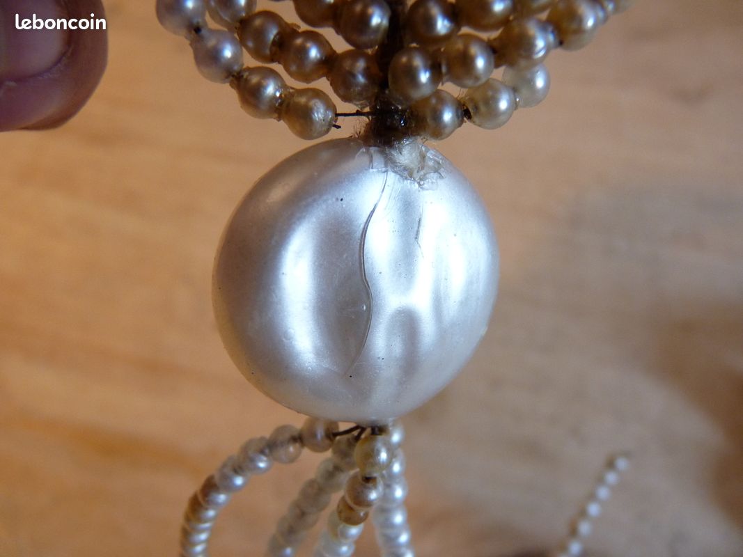 Collier africain avec perles anciennes - France