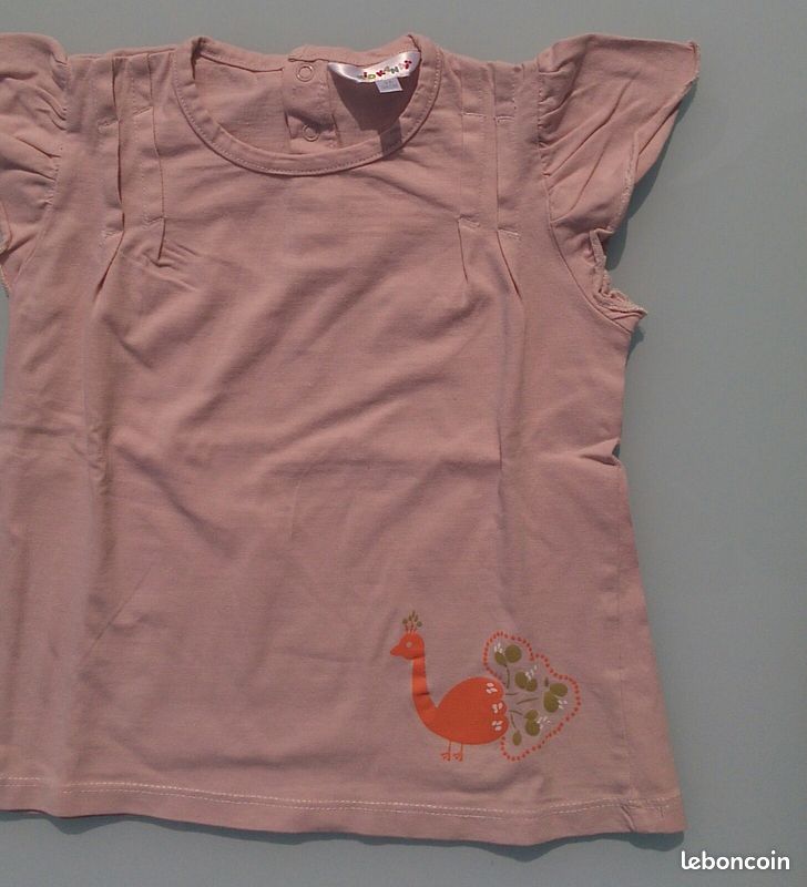 T shirt 3 ans manches courtes (image 2)