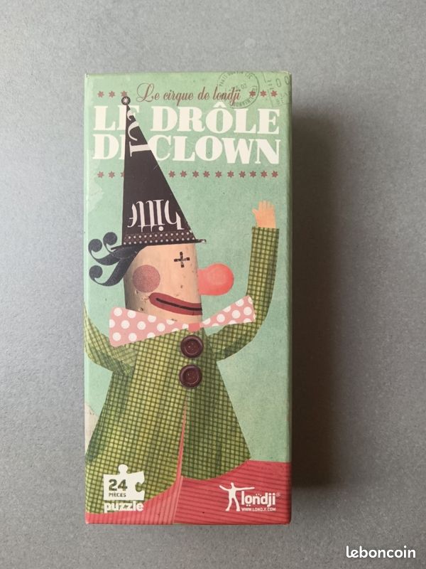 Puzzle 24 pièces, Le drôle de clow (image 2)