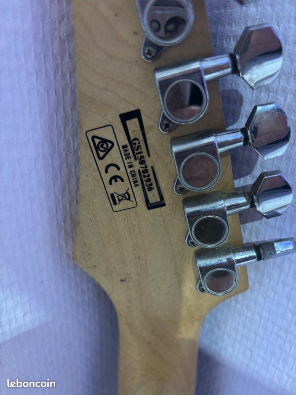 đž ibanez gio gs221 â black flat â 24 frettes â 2 humbuckers đž (image 4)