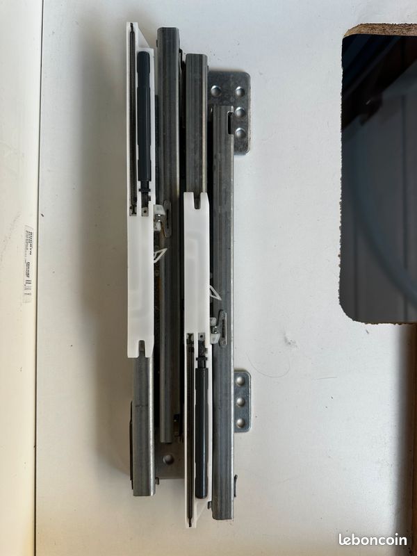 Deux tiroirs cuisine largeur 60cm IKEA Façade Bodbyn blanc (image 3)