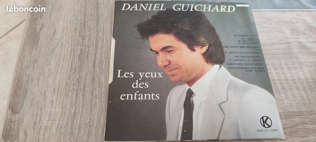 45 tours Daniel Guichard "Le gitan" (image 2)
