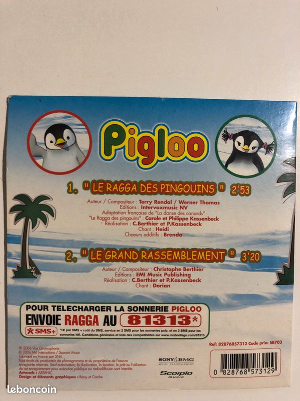 CD pigloo le ragga des pingouins (image 2)