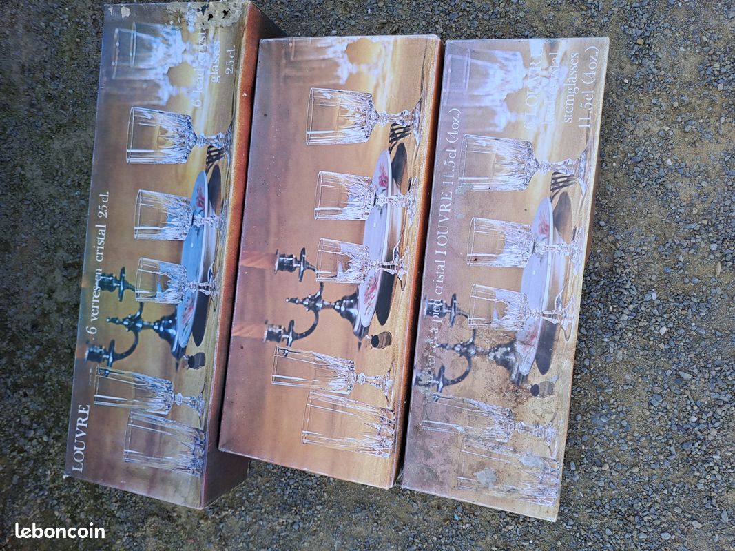 3 lots verres cristal d'Arques (image 3)