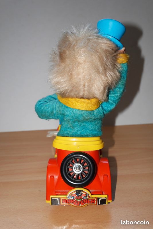 Jouet Ancien En Tôle : Robot Clown Parapluie Tucher + Walther Allemagne (LBZ)