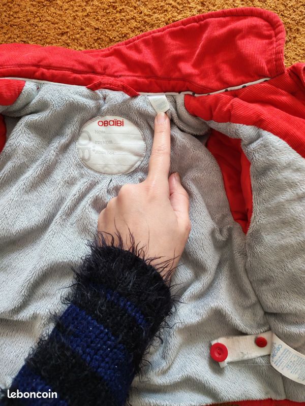 Manteau chaud Obaibi 12 mois (image 2)