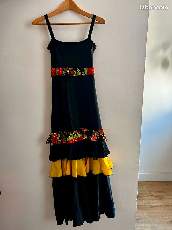 Robe Fuego - Taille 2 - Noir (polyester) - Occasion Très Bon état