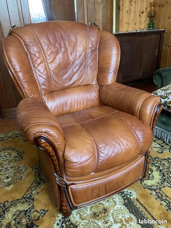 Fauteuil cuir (image 3)