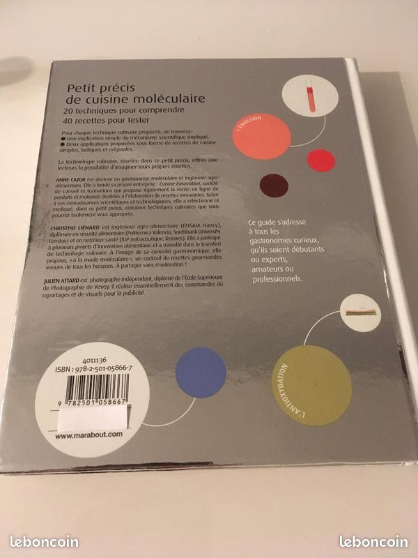 Livre de CUISINE MOLECULAIRE, neuf (image 2)