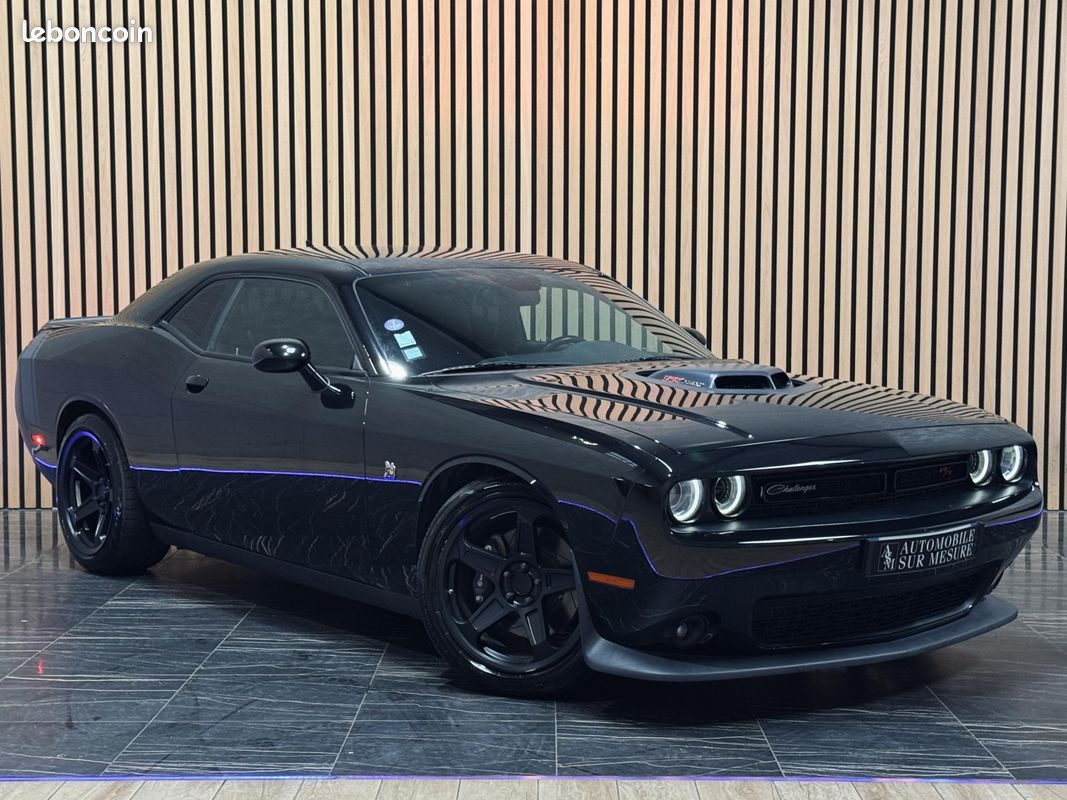 Dodge challenger 6.4l 485 srt scatpack hornet shaker immat fr sort de résvision etat neuf (image 1)