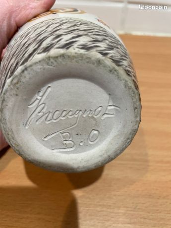 Lampe Berger Brugnot En Grès Émaillé – Modèle N°2 N°47 – Art Déco