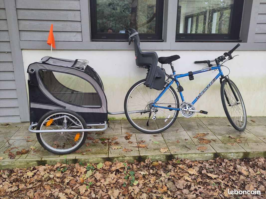 Remorque vélo pour chien No Limit Doggy Liner Paris de Luxe