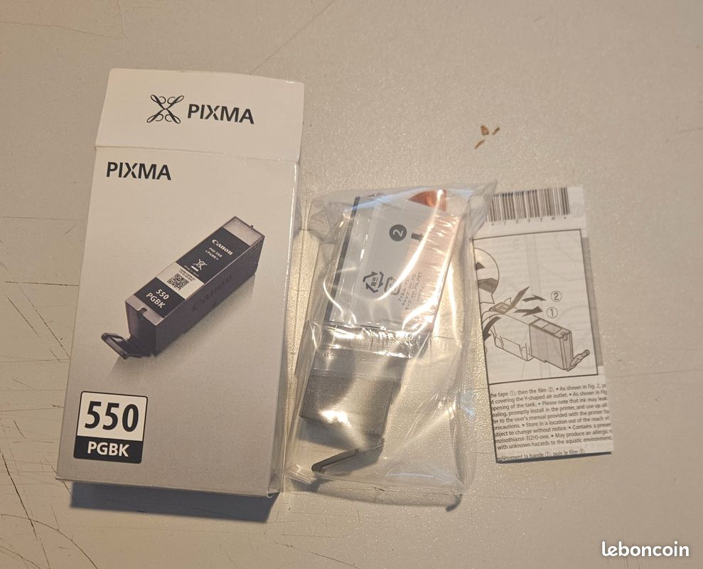 Cartouche d'encre PIXMA 550 PGBK (image 1)