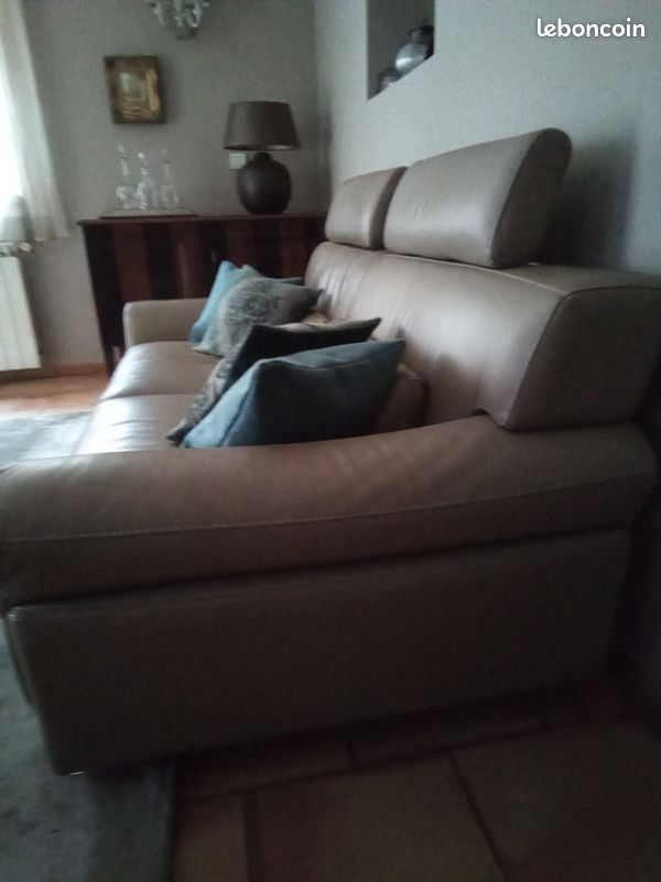 Vends canapé cuir (image 3)