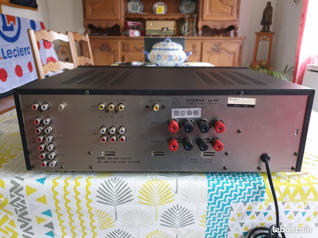 Amplificateur Luxman lv 105 u - Photo, audio & vidéo
