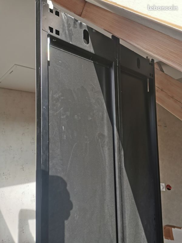 ELEGANTE PORTE de PENDERIE PLIANTE KAZED MIROIR BISEAUTE (image 4)