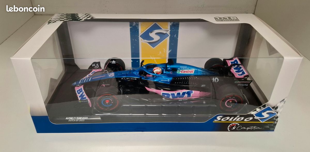 F1 Alpine A523 DUTCH GP 2023 P.GASLY 1/18 Solido Neuf boite d'origine (image 2)