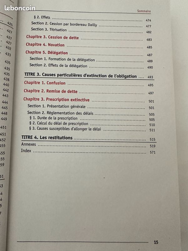 Cours droit des obligations LGDJ (image 9)
