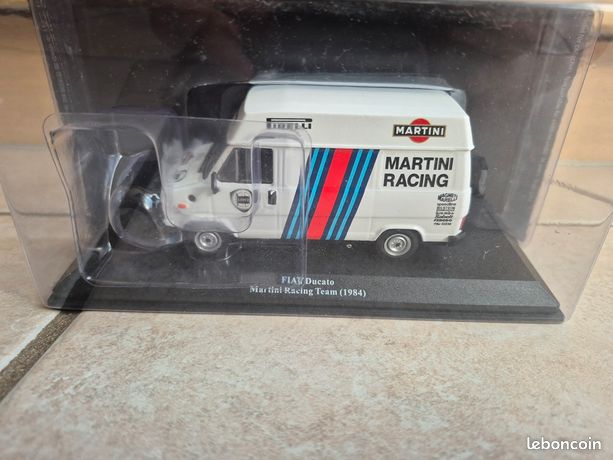 Voiture Miniature Rallye D'assistance FIAT DUCATO Team Lancia Martini - Échelle 1:43 Altaya (neuf Sous Boîte)