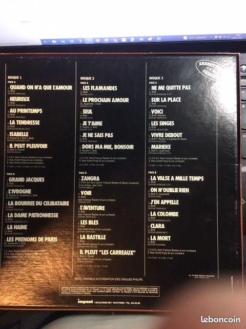 Lot coffret jacques brel + olympia 1964 + 02 autres albums (image 10)