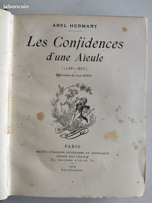 Abel Hermant - Les confidences d'une aïeule (image 4)