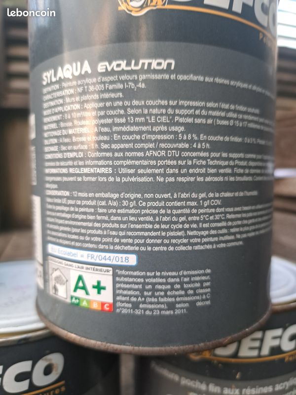 Peinture 9 pots 1l jefco sylaqua (image 3)