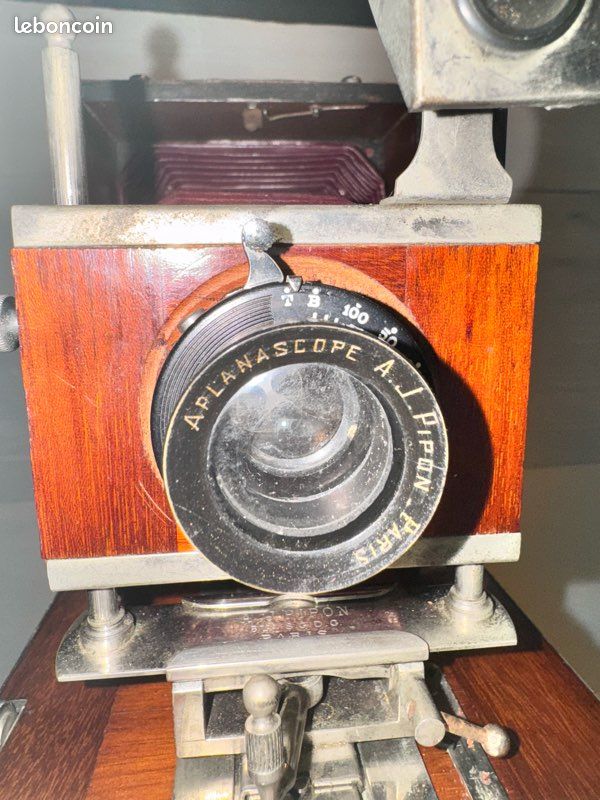 APPAREIL PHOTO ANCIEN À Soufflet Boyer Topaz Objectif F. Deckel Compur EUR 39,90 - FR